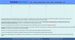 Desktop Screenshot of enstonemicrolights.atspace.co.uk